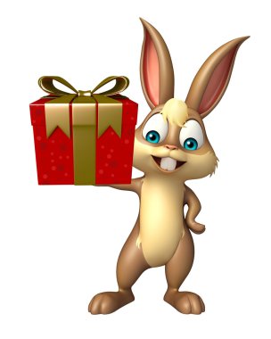 eğlenceli Bunny çizgi film karakteri GIF kutusu