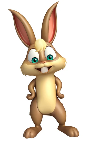 Cute Bunny funny cartoon character — Stock Photo, Image