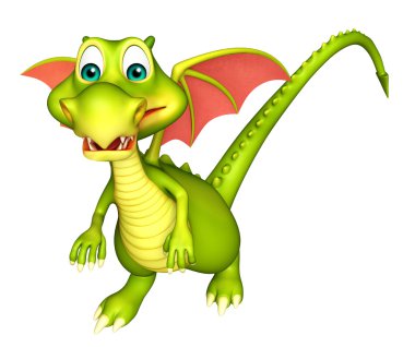 şirin Dragon komik karikatür karakter 