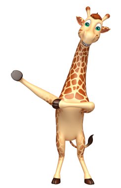 işaretleme zürafa çizgi film karakteri  