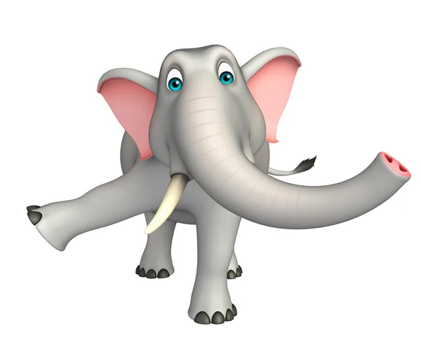 cute  Elephant funny cartoon character