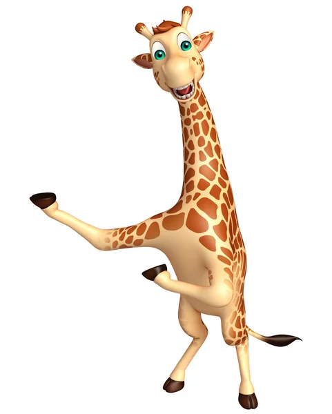 pointing Giraffe cartoon character