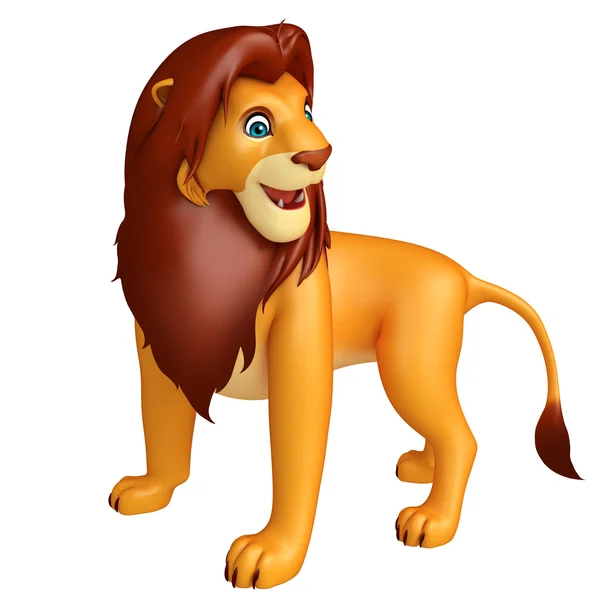 Fuuny Lion cartoon character — Stock Photo, Image