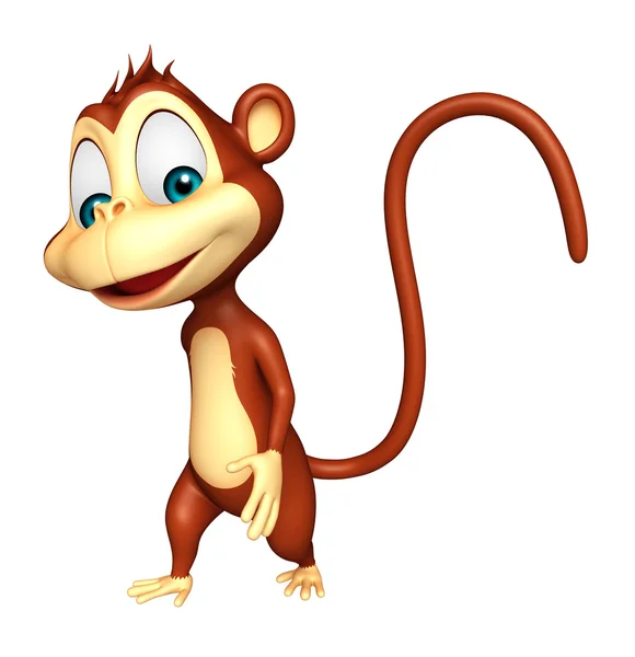 walking  Monkey cartoon character
