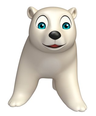 komik kutup ayısı karakter karikatür