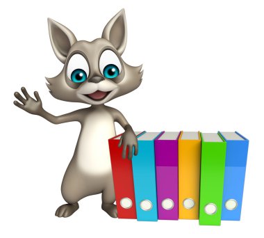  Rakun dosyalarla karakter karikatür