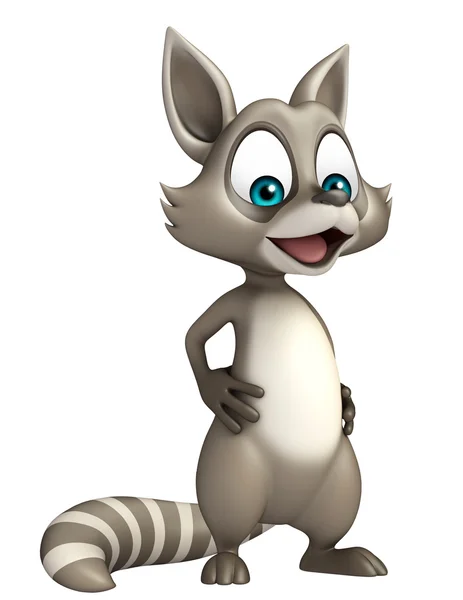 Funny Raccoon cartoon character — Stock Photo, Image