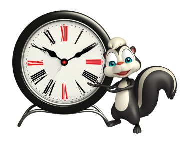 eğlenceli kokarca çizgi film karakteri