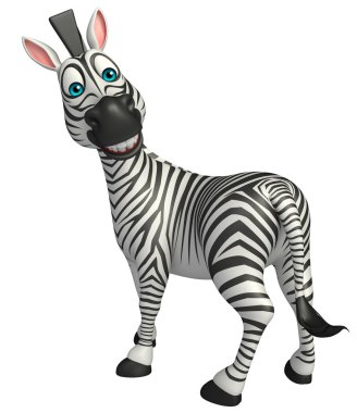 komik Zebra karakter karikatür