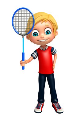 Badminton çocukla çocuk