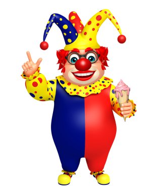 Palyaço dondurma ile