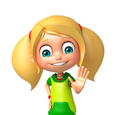 çocuk kız dur poz ile