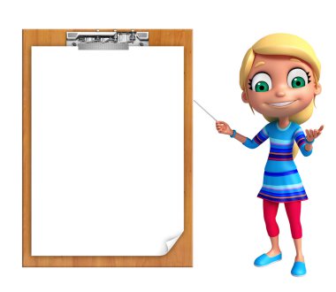 çocuk kız ile sınav yastık