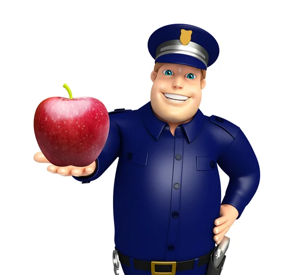 Поліція з Apple — стокове фото
