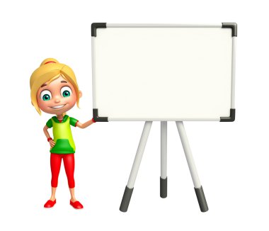 Ekran kartı ile çocuk kız