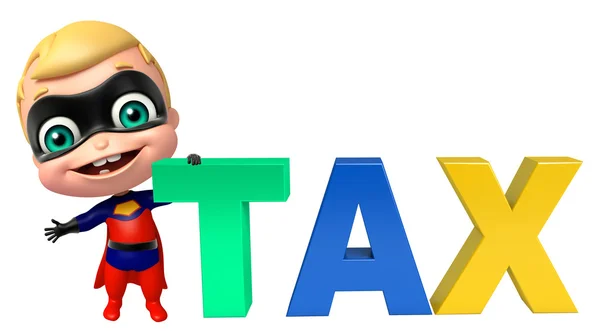 Ładny superbaby z podatku — Zdjęcie stockowe