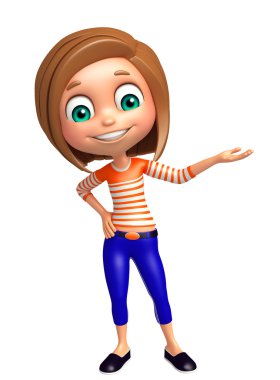 çocuk kızla tutun poz