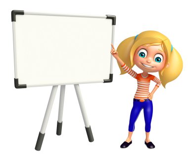 Ekran kartı ile çocuk kız