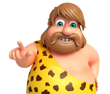 Mağa ra Ada mı işaret poza sahip