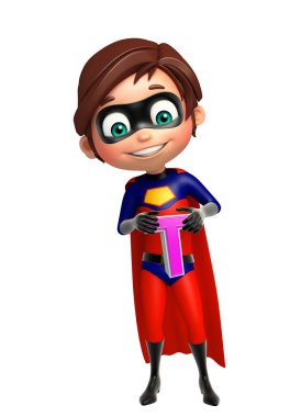 T alphabate ile Superboy