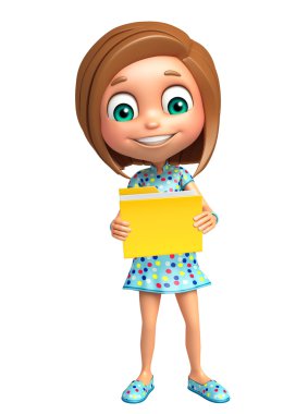 çocuk kızla klasör