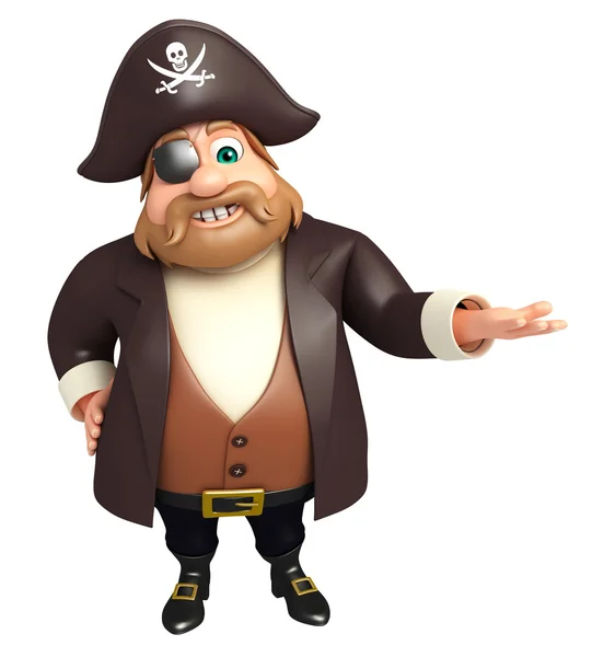 Ilustração de pirata — Fotografia de Stock