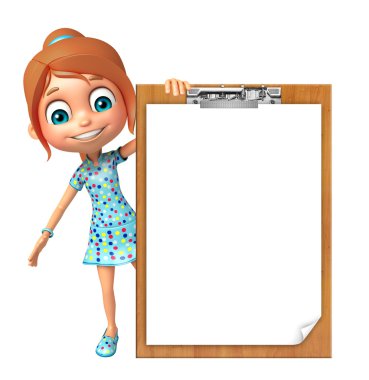 çocuk kız ile sınav yastık