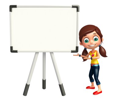 Ekran kartı ile çocuk kız