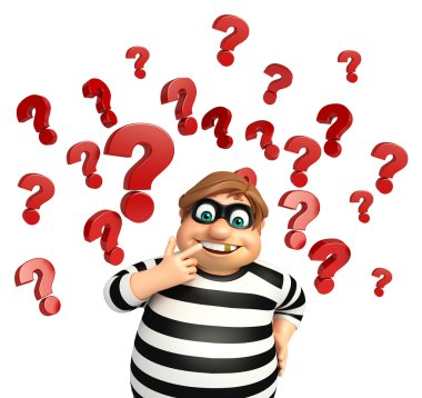 Hırsız soru işareti ile