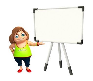 çocuk kızla Dispaly yönetim kurulu