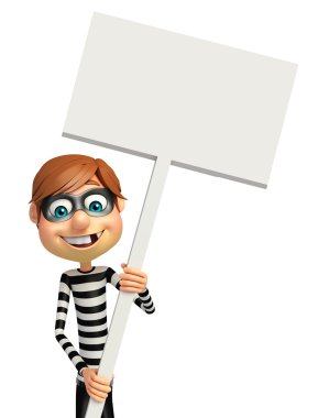 Beyaz tahta ile hırsız