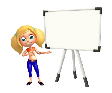 Ekran kartı ile çocuk kız