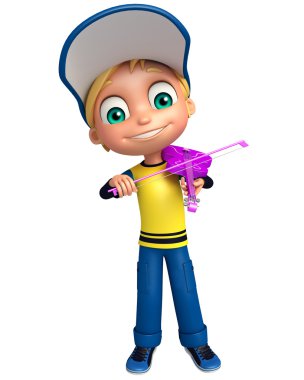 Çocuk çocuk piyano ile