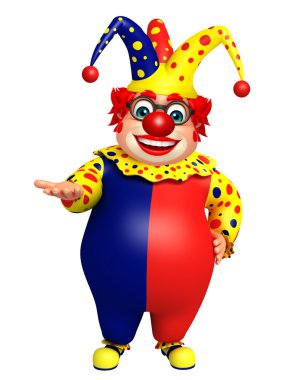 Tutun pozuyla palyaço