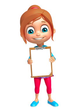 çocuk kız ile sınav yastık