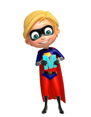 M alphabate ile Superboy