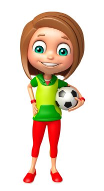 Futbol çocuk kızla