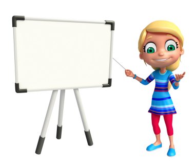 Ekran kartı ile çocuk kız