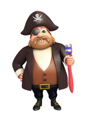 Diş fırçası ile korsan