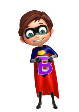 B alphabate ile Superboy