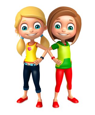 çizgi film çocuk kız