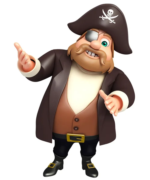 Illustrazione del pirata — Foto Stock
