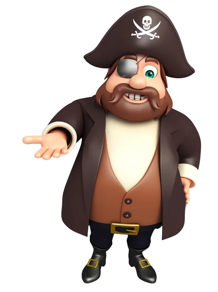 Pirate with Hold pose — Stock Photo, Image