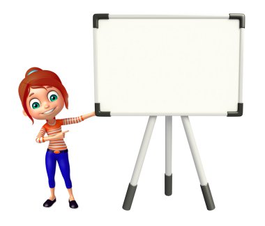 Ekran kartı ile çocuk kız