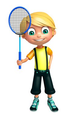 Badminton çocukla çocuk