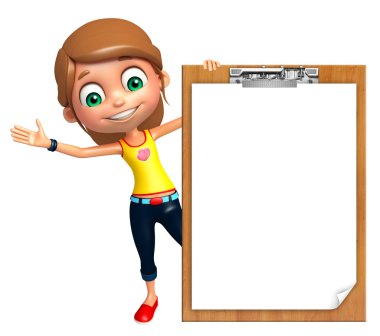 çocuk kız ile sınav yastık