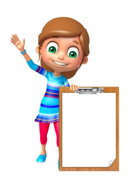 çocuk kız ile sınav yastık