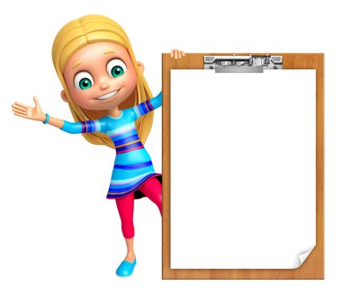 çocuk kız ile sınav yastık