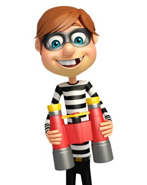 Hırsız dürbün ile