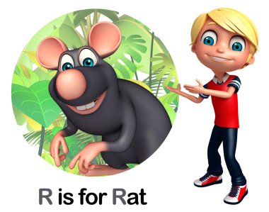 Sıçan işaret çocuk çocuk